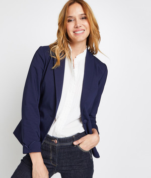 Veste blazer bleu marine femme MARINE