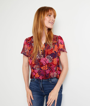 Blouse manches courtes femme VIOLET