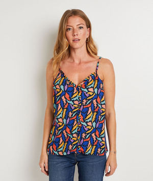 Débardeur imprimé femme MARINE