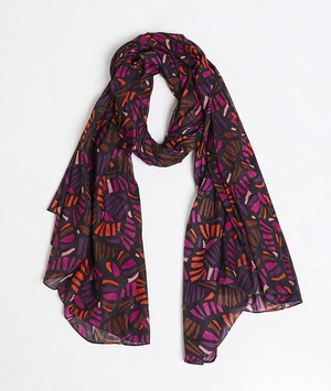 Etole imprimée femme VIOLET