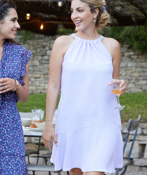 Robe habillée femme VIOLET CLAIR