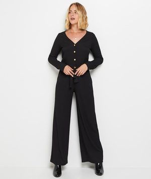 Combinaison longue femme NOIR