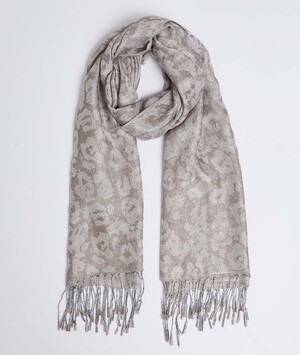 Echarpe imprimé léopard femme BEIGE