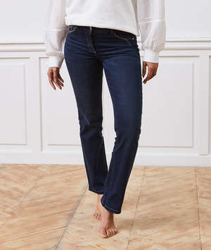 Jean droit NEW YORK femme DARK RINSE