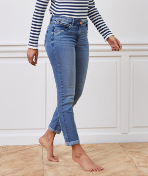 Jean slim raccourci TOKYO femme STONE