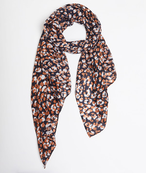 Etole à motif léopard femme CAMEL