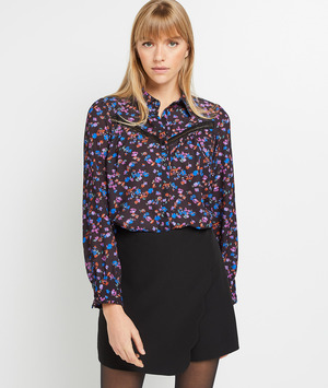 Chemise imprimé fleuri femme IMPRIME