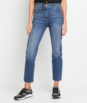 Jean droit raccourci JOKARI femme DARK STONE
