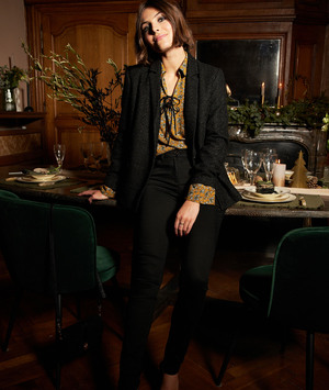 Blazer noir femme NOIR