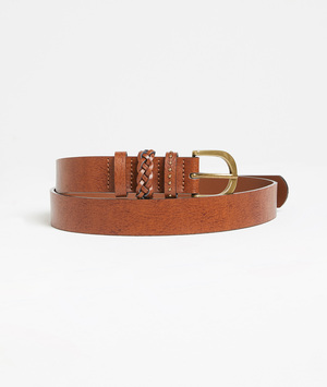 Ceinture en cuir femme CAMEL