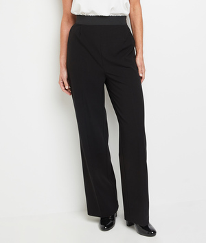 Pantalon large femme NOIR