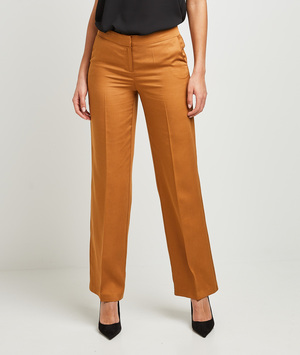 Pantalon large femme CARAMEL