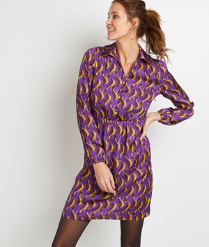 Robe chemisier femme VIOLET