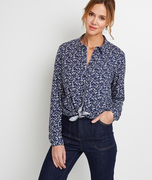 Chemisier fluide femme IMPRIME