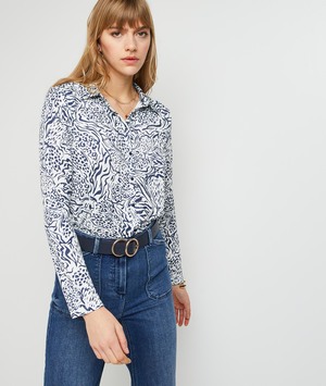 Chemise manches longues femme ECRU