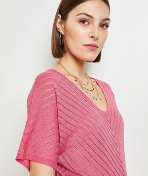 Pull ajouré femme FUSHIA