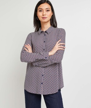 Chemise fluide imprimée femme IMPRIME