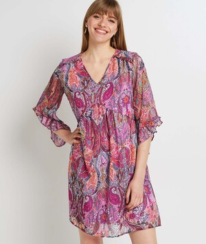 Robe fluide femme FUSHIA