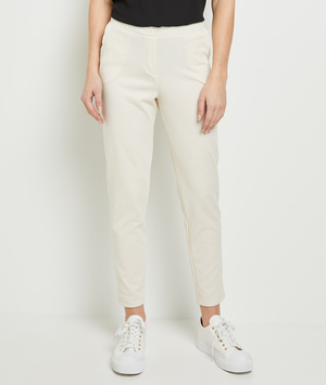 Pantalon maille femme ECRU