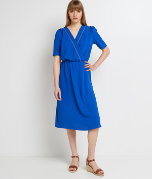Robe cache coeur femme BLEU