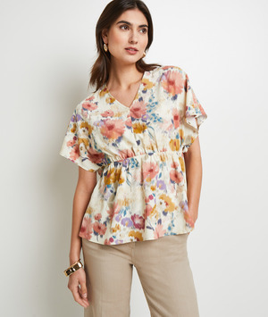 Blouse imprimée femme IMPRIME