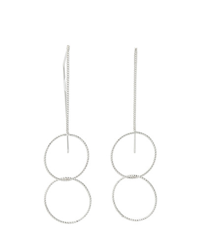 Boucles d'oreilles pendantes cercles AUCUNE