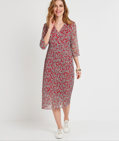 Robe longue imprimée femme IMPRIME