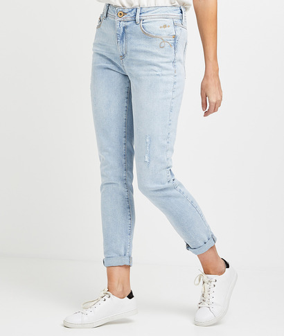 Jean SYDNEY boyfriend femme LIGHT STONE