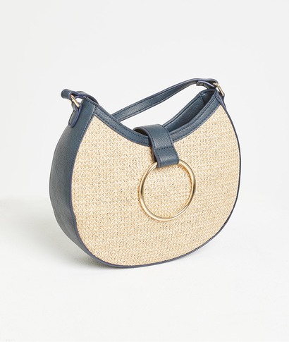 Sac forme demi-lune femme NATUREL