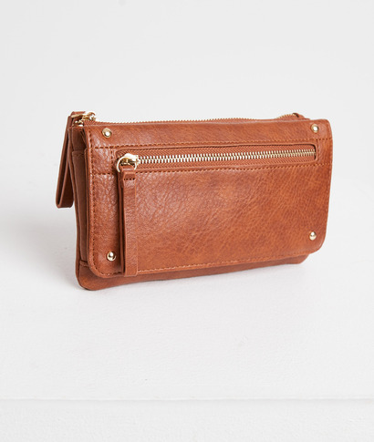 Portefeuille zippé camel femme CAMEL