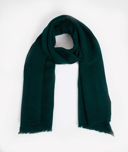 Etole unie plissée femme VERT