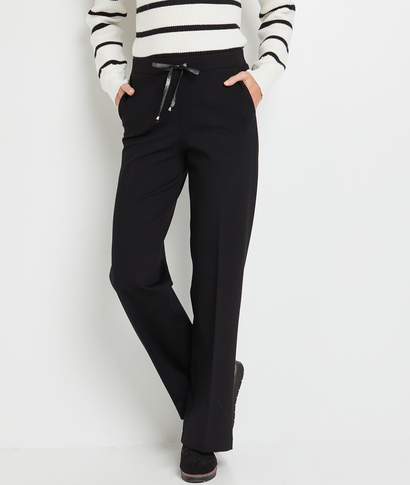 Pantalon droit femme NOIR