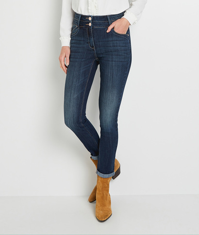 Jean raccourci taille haute HANOI femme RINSE