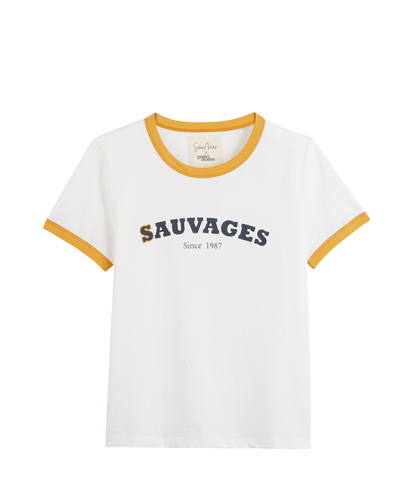 T-shirt manches courtes enfant BLANC