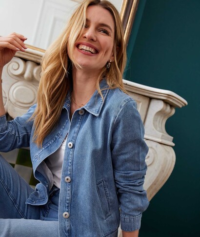Veste en jean femme LIGHT STONE 