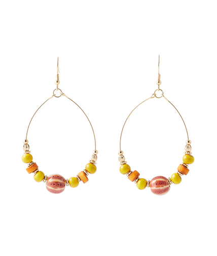 Boucles d'oreilles pendantes 2 TONS