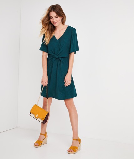 robe verte unie