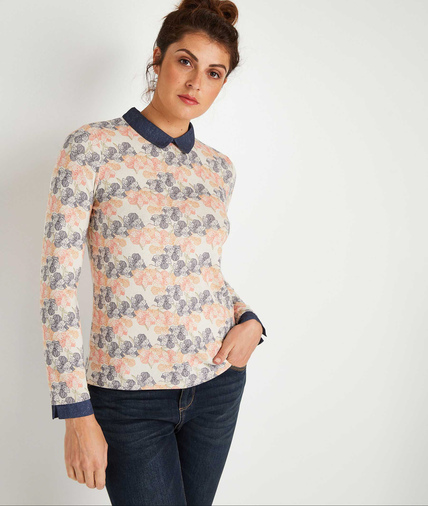 T-shirt imprimé femme BEIGE