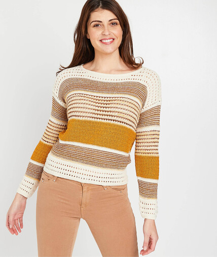 Pull en maille fantaisie coloré femme SAFRAN