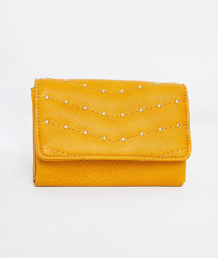Portefeuille jaune femme JAUNE