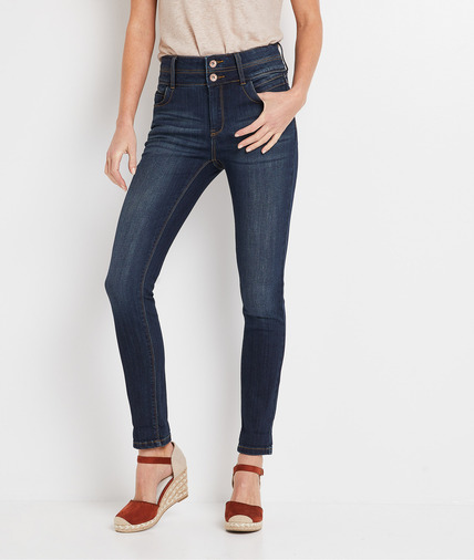 Jean raccourci taille haute femme RINSE