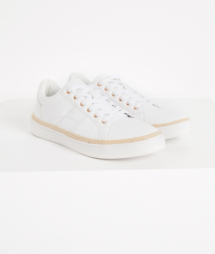 Baskets blanches femme BLANC