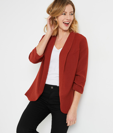Veste fluide terracotta femme SIENNE