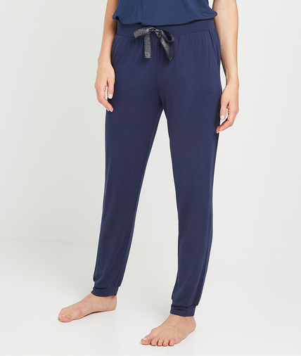 Pantalon pyjama marine femme MARINE