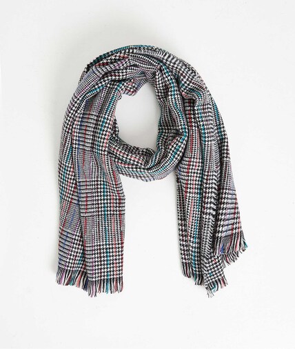 Echarpe prince de Galles femme MULTICOLORE