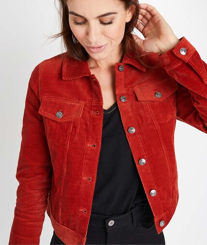 Blouson en velours femme SIENNE
