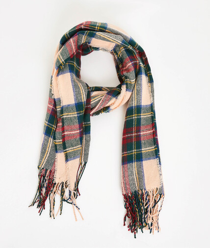 Echarpe carreau écossais femme MULTICOLORE