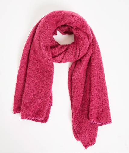 Echarpe chaude unie femme ROSE