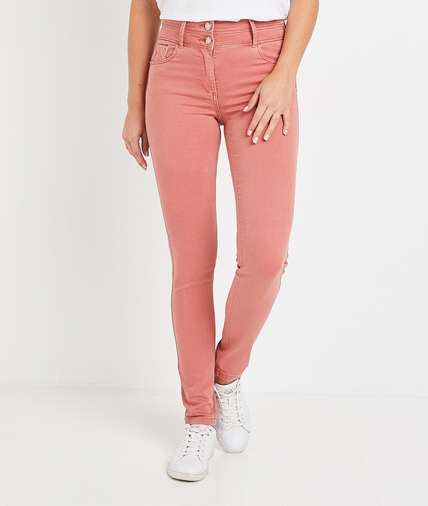 Jean BOSTON slim taille haute femme POTERIE