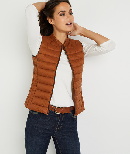 Doudoune camel sans manches femme CAMEL